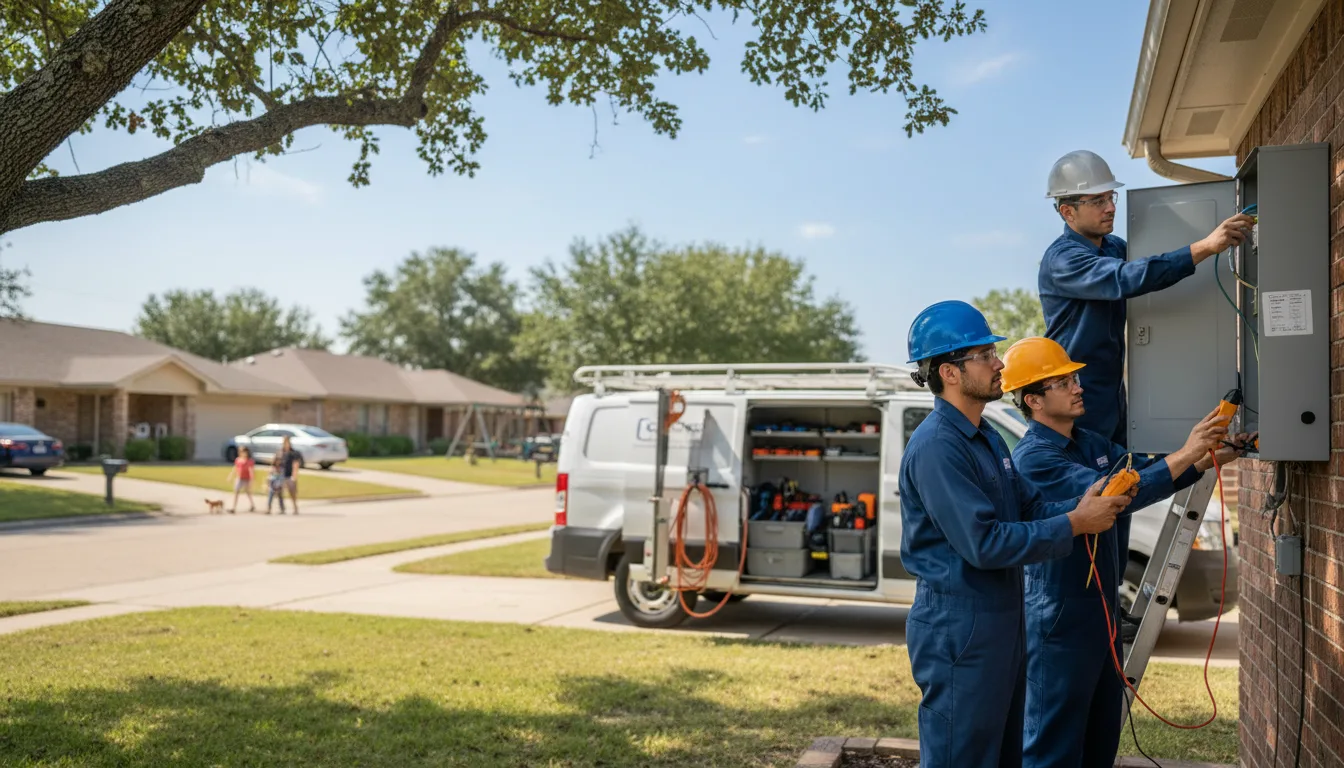 Certified electrician providing emergency electrical services in Pineville, MO